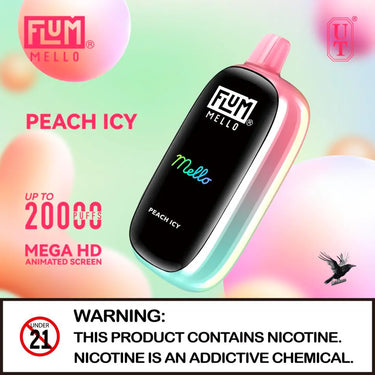 Flum Mello Peach Icy
